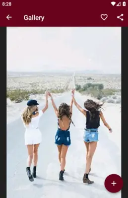 Girly Best Friends Photos android App screenshot 1